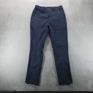 Myles Pants Mens 30x30 Blue Athletic Straight Fit Performance Commute Office‎
